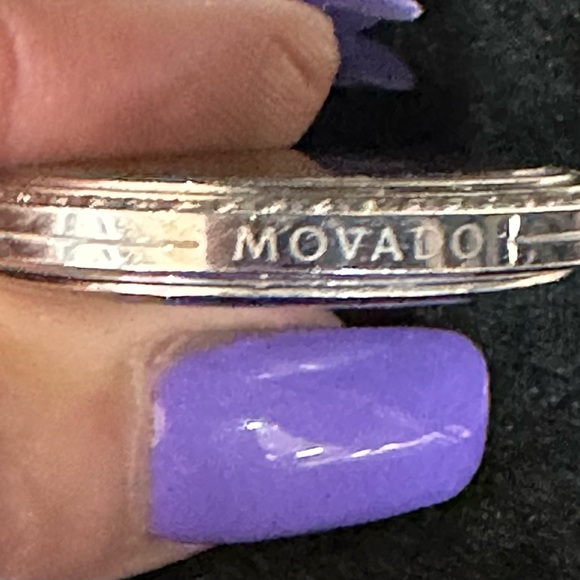 Beautiful Movado stainless and diamond pendent watch with quartz movement - Picture 3 of 3